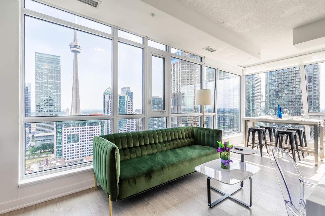 Luxury 2 Bedroom In The Heart Of Entertainment District W/ Cn Tower View Toronto Zewnętrze zdjęcie