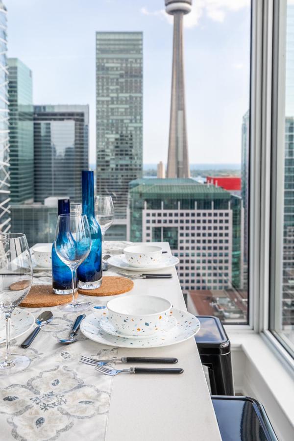 Luxury 2 Bedroom In The Heart Of Entertainment District W/ Cn Tower View Toronto Zewnętrze zdjęcie